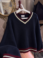 Varsity V-Neck Sweater