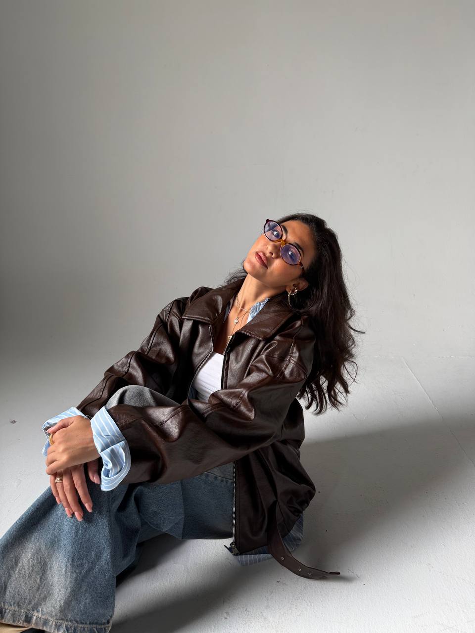 Zara leather jacket