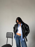 Zara leather jacket