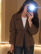 Classic Belted Trench Jacket