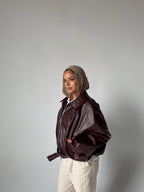 Zara leather jacket