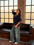 Varsity V-Neck Sweater