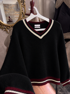Varsity V-Neck Sweater