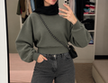 Cropped hoodie