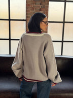 Varsity V-Neck Sweater