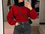 Cropped hoodie