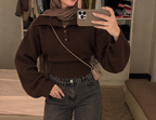 Soft Knit Polo Top