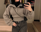 Soft Knit Polo Top