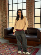 Varsity V-Neck Sweater