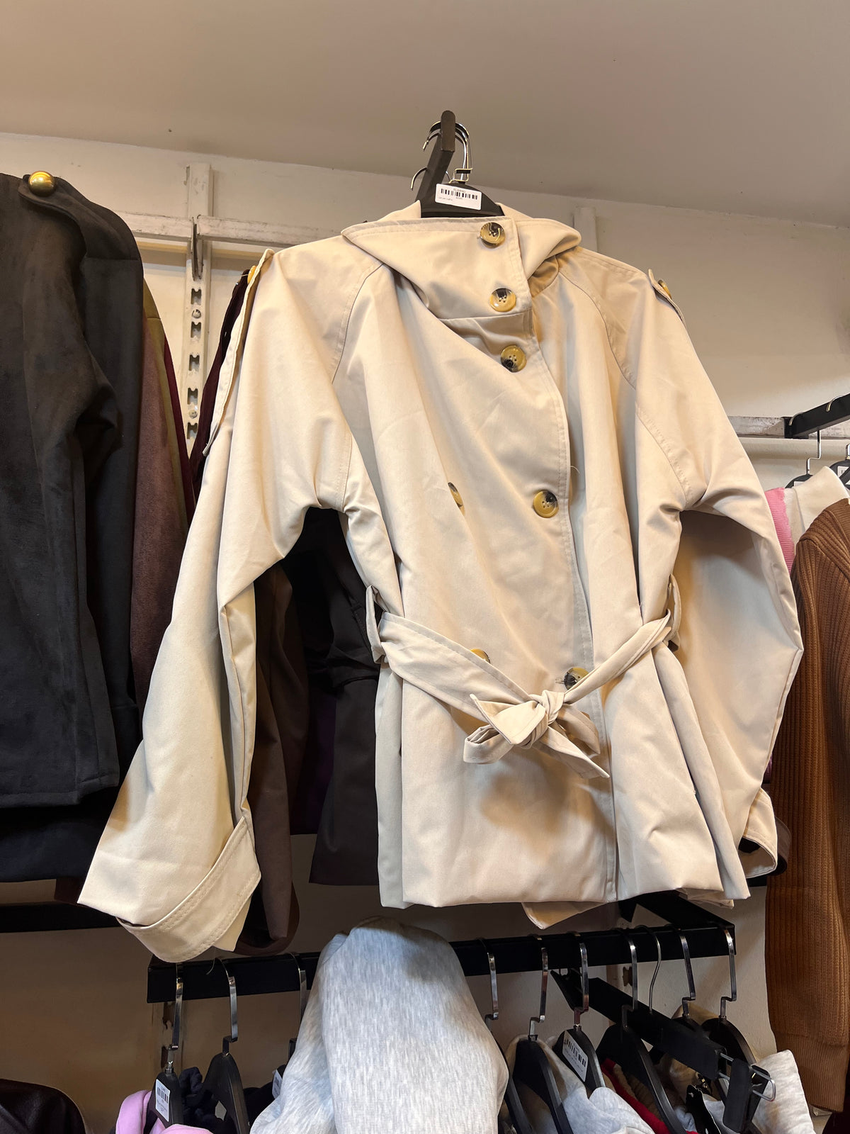 Classic Belted Trench Jacket