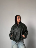 Zara leather jacket