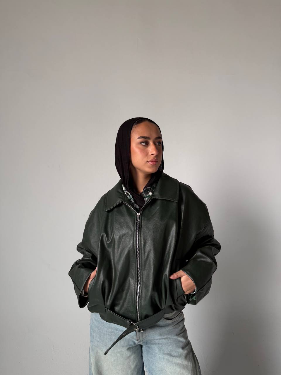 Zara leather jacket