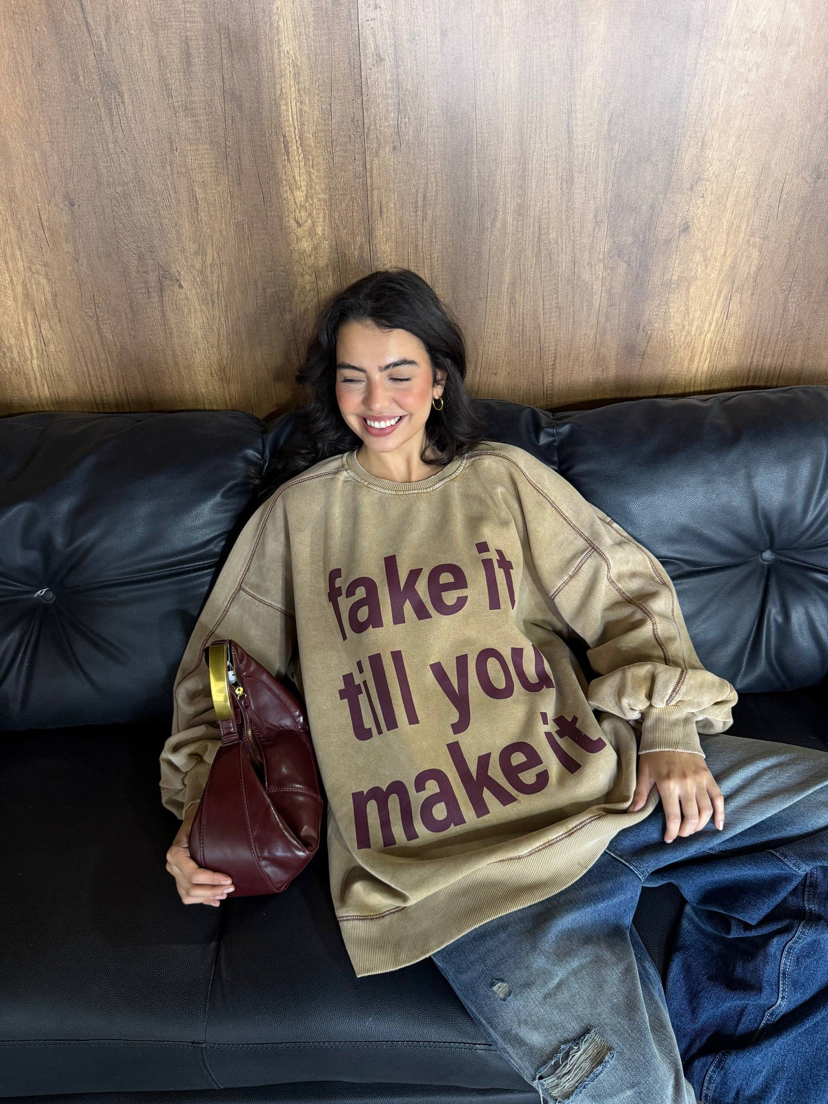 Fake it hoodie